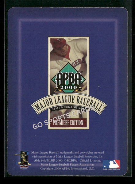 2000 APBA MLB Premiere Edition Bret Boone
