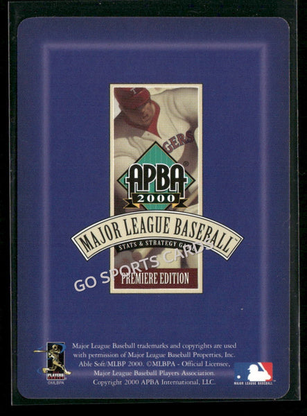 2000 APBA MLB Premiere Edition Tom Glavine