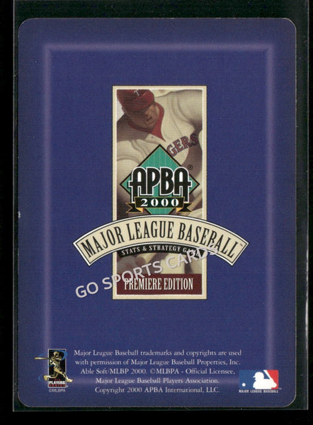 2000 APBA MLB Premiere Edition Ozzie Guillen