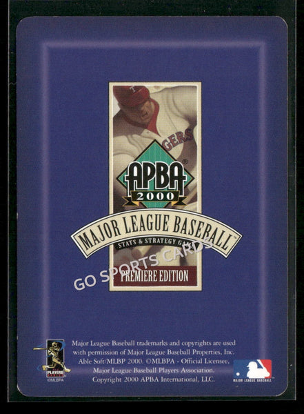 2000 APBA MLB Premiere Edition Jose Hernandez