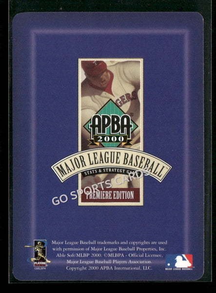 2000 APBA MLB Premiere Edition Ryan Klesko