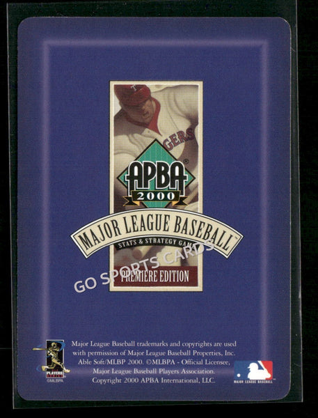 2000 APBA MLB Premiere Edition Kevin Michael McGlinchy