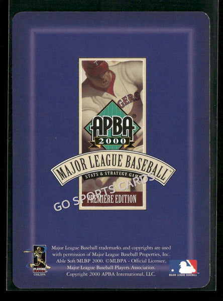 2000 APBA MLB Premiere Edition Eddie Perez