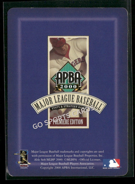 2000 APBA MLB Premiere Edition Mike Remlinger