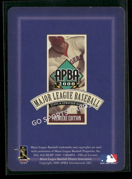 2000 APBA MLB Premiere Edition John Rocker