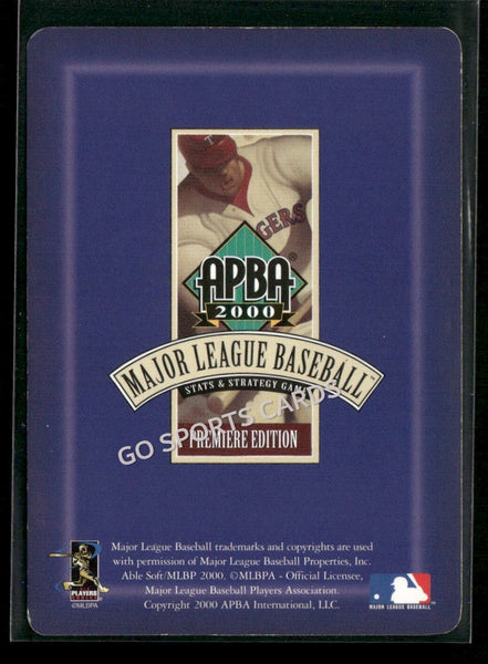 2000 APBA MLB Premiere Edition Gerald Williams