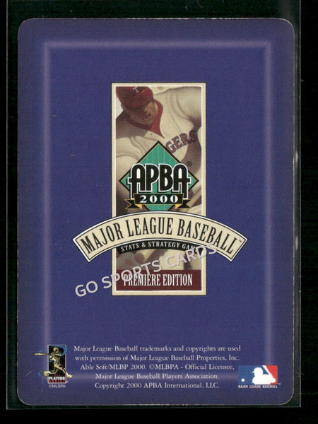 2000 APBA MLB Premiere Edition Edgardo Alfonzo