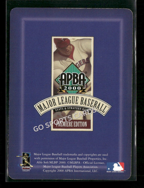 2000 APBA MLB Premiere Edition Roger Cedeno