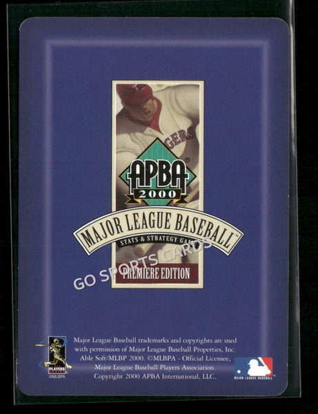 2000 APBA MLB Premiere Edition Shawon Dunston