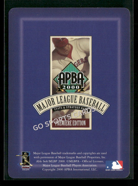 2000 APBA MLB Premiere Edition Dennis Cook