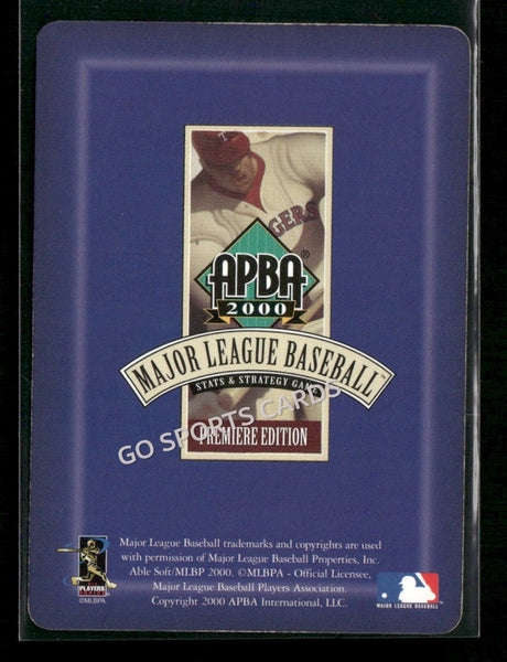 2000 APBA MLB Premiere Edition Darryl Hamilton