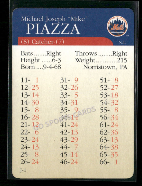 2000 APBA MLB Premiere Edition Mike Piazza