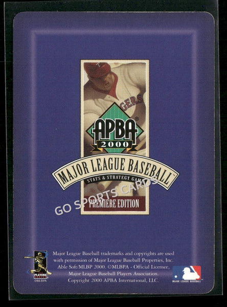 2000 APBA MLB Premiere Edition Barry Bonds