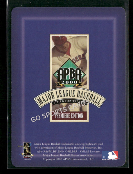 2000 APBA MLB Premiere Edition Alan Embree