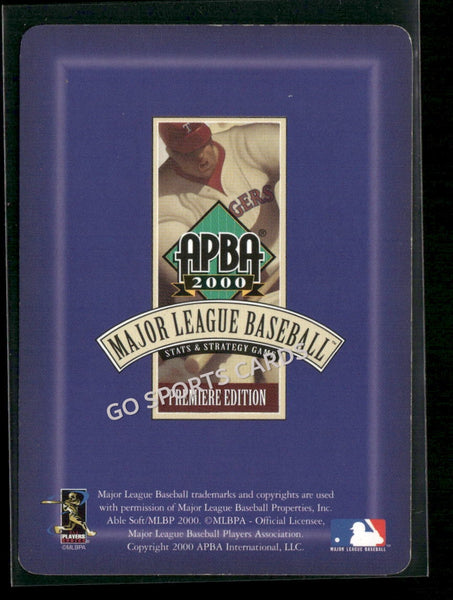 2000 APBA MLB Premiere Edition Kirk Rueter