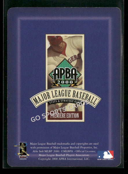 2000 APBA MLB Premiere Edition Derek Bell