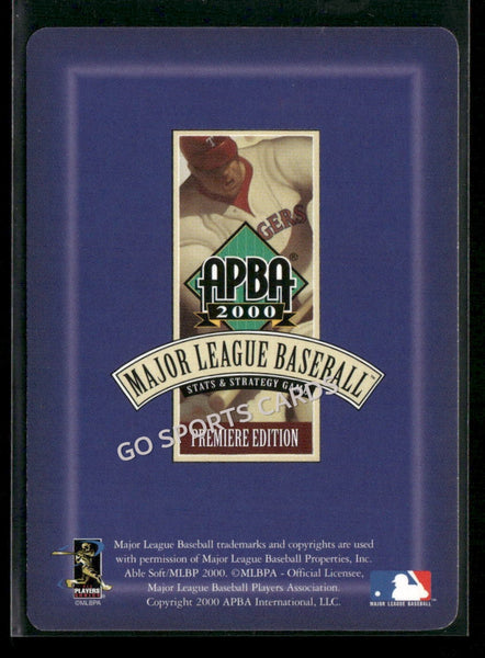 2000 APBA MLB Premiere Edition Chris Holt