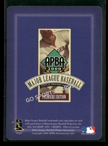 2000 APBA MLB Premiere Edition Brian Williams
