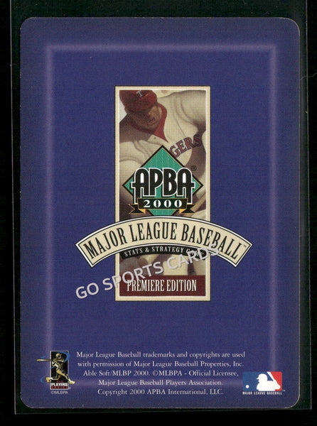 2000 APBA MLB Premiere Edition Brian James Anderson