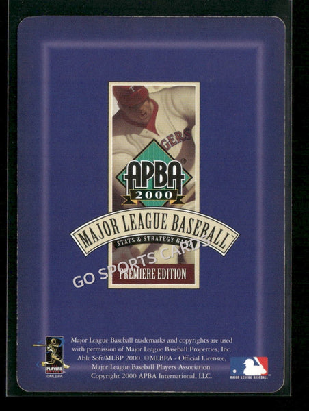 2000 APBA MLB Premiere Edition Jay Bell