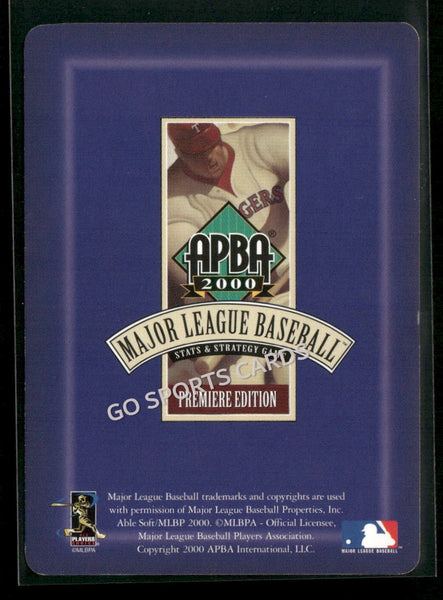 2000 APBA MLB Premiere Edition Lenny Harris
