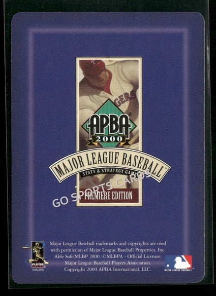 2000 APBA MLB Premiere Edition Gregg Olson
