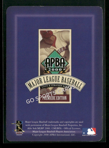 2000 APBA MLB Premiere Edition Rickey Bottalico