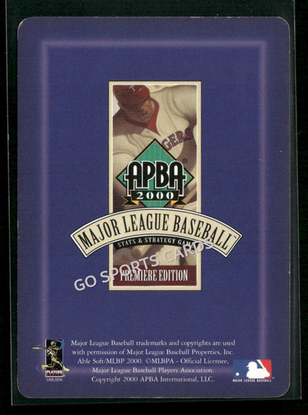 2000 APBA MLB Premiere Edition Kent Dennis Hoss Bottenfield