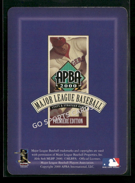 2000 APBA MLB Premiere Edition JD Drew