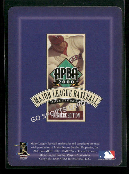 2000 APBA MLB Premiere Edition Thomas Sylvester Tank Howard