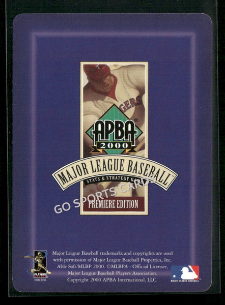 2000 APBA MLB Premiere Edition Jose Jimenez