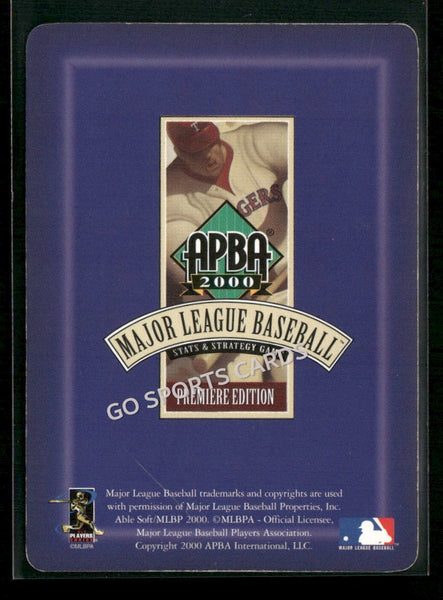 2000 APBA MLB Premiere Edition Joe McEwing