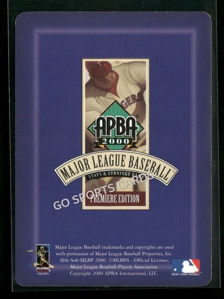 2000 APBA MLB Premiere Edition Willie McGee