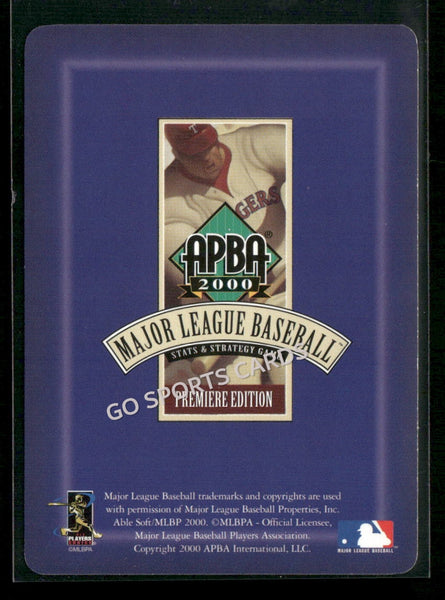 2000 APBA MLB Premiere Edition Darren Oliver