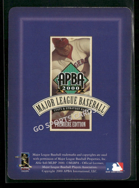 2000 APBA MLB Premiere Edition Edgar Renteria