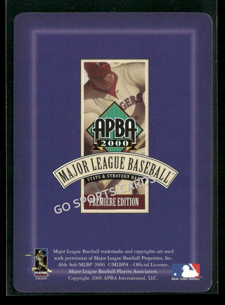 2000 APBA MLB Premiere Edition Bobby Abreu