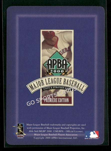 2000 APBA MLB Premiere Edition Paul Byrd
