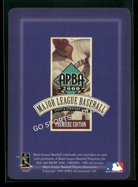 2000 APBA MLB Premiere Edition Ron Gant