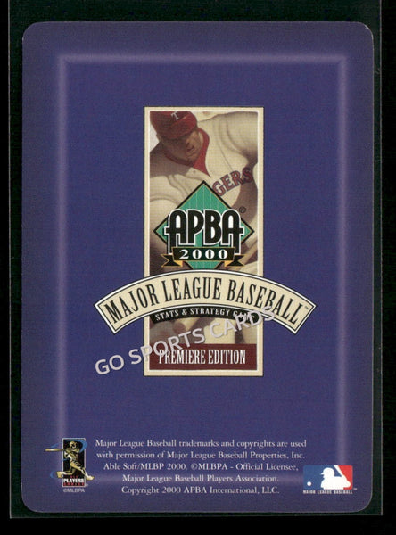 2000 APBA MLB Premiere Edition Wayne Gomes