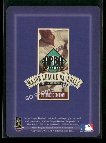 2000 APBA MLB Premiere Edition Desi Relaford