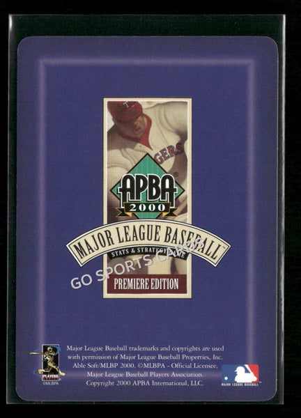 2000 APBA MLB Premiere Edition Curt Schilling