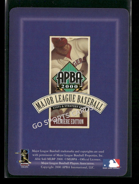 2000 APBA MLB Premiere Edition Adrian Demond Brown