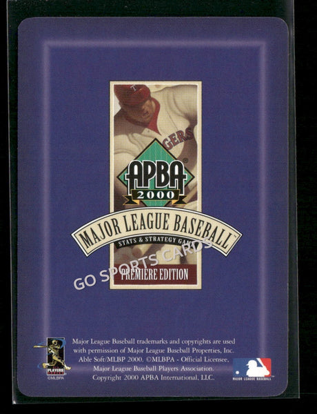 2000 APBA MLB Premiere Edition Brant Michael Brown
