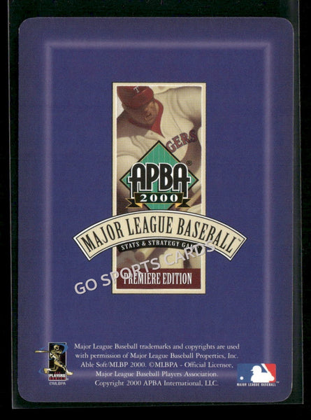 2000 APBA MLB Premiere Edition Francisco Cordova