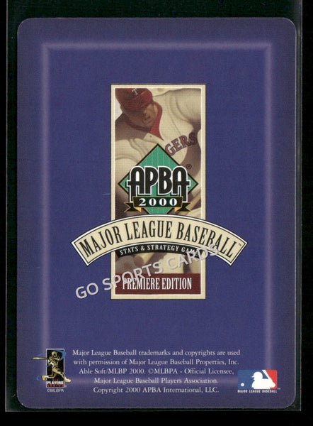 2000 APBA MLB Premiere Edition Jason David Schmidt