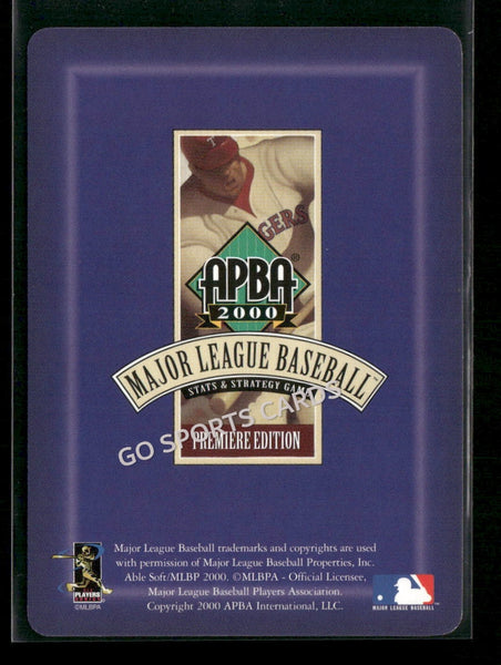 2000 APBA MLB Premiere Edition Matt Clement