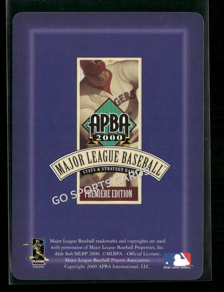2000 APBA MLB Premiere Edition Ben Davis
