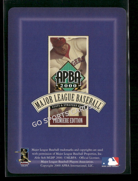 2000 APBA MLB Premiere Edition Trevor Hoffman