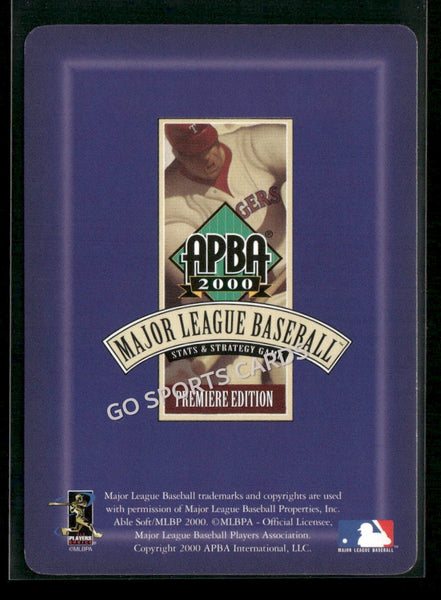 2000 APBA MLB Premiere Edition Phil Nevin