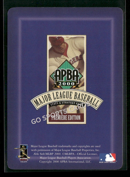 2000 APBA MLB Premiere Edition Eric Blake Owens